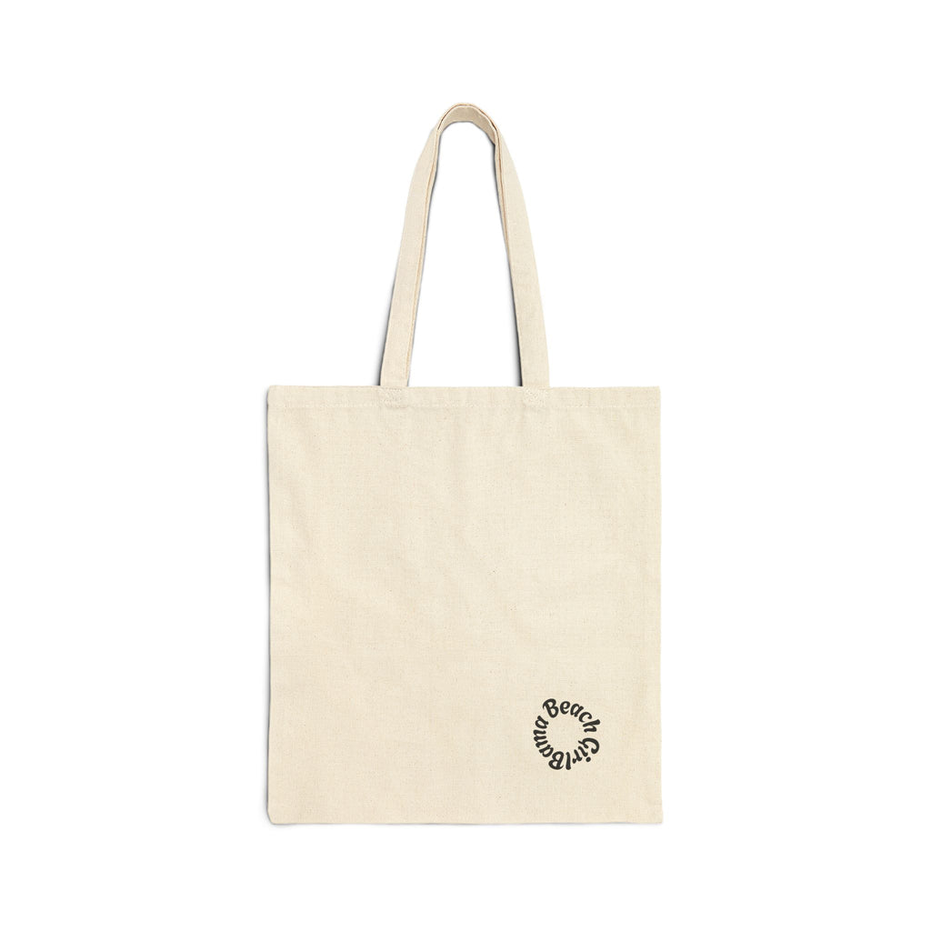 Tote — "Bama Beach Girl" Vintage Sunset Cotton Canvas Tote