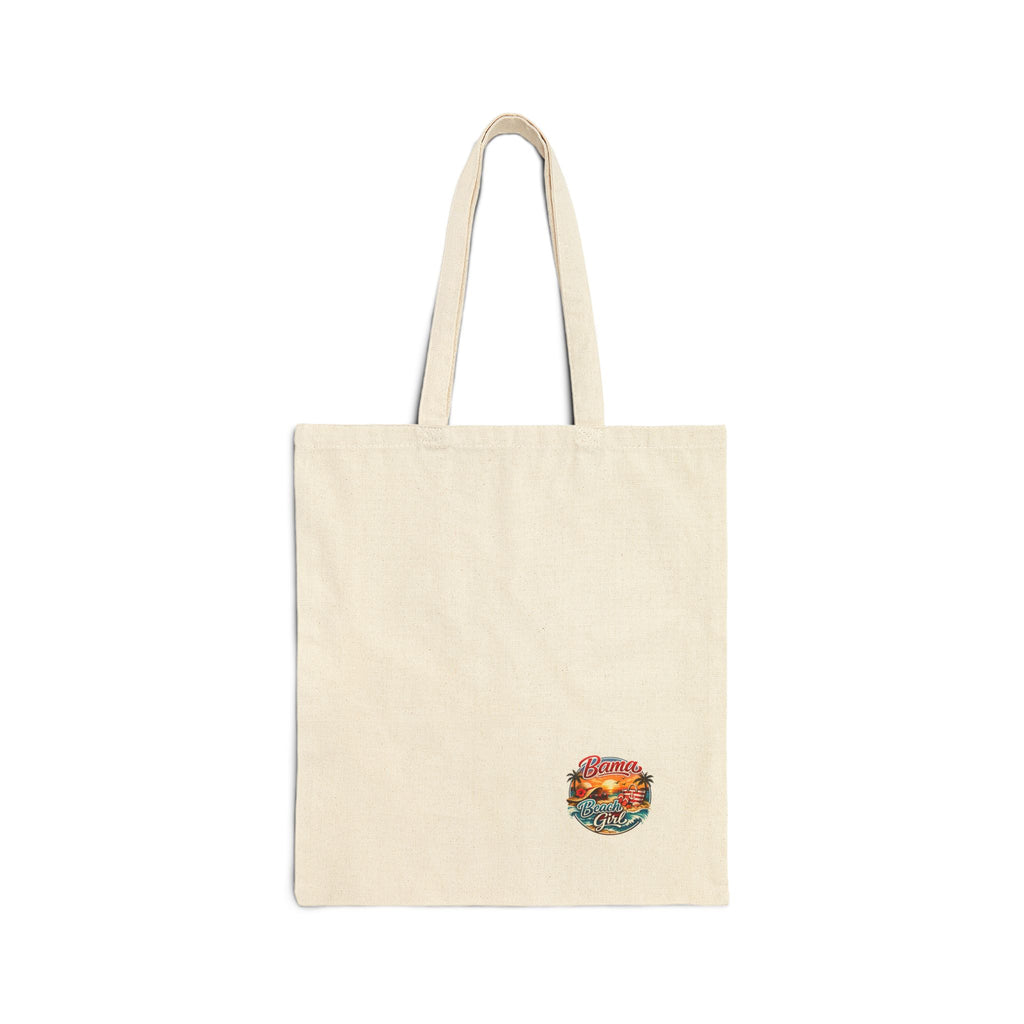 Flamingo Art Tote Bag – Vibrant Pink Sunset Canvas Tote