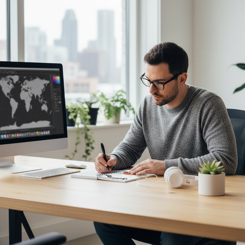 2026 Beach Cruiser Journal — Spiral Notebook with Retro Woody Surf Van Cover